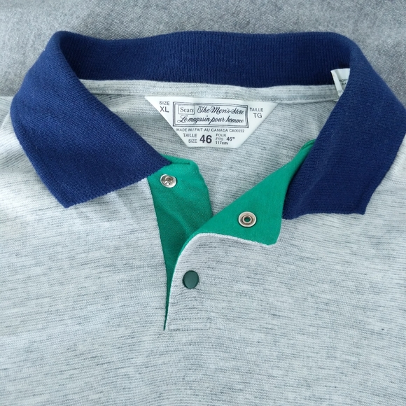 Vintage Longsleeve Polo Shirt - Picture 2 of 9